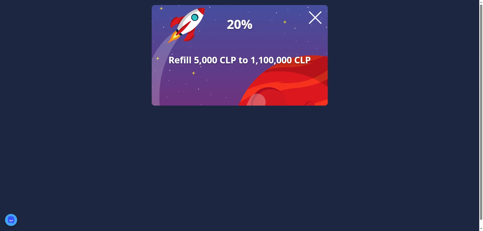 Bonos y promociones de Nano Casino Chile cashback semanal