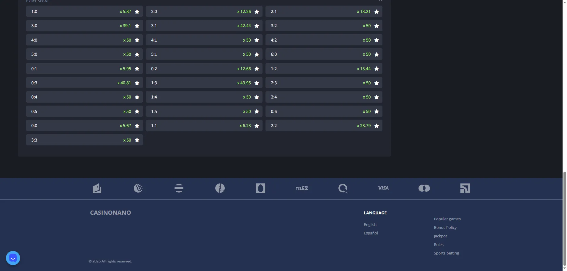Métodos de pago Nano Casino Chile WebPay Cuenta RUT depósitos
